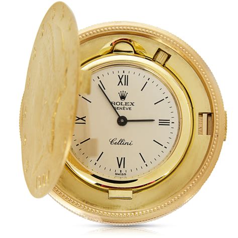 rolex cellini gold coin